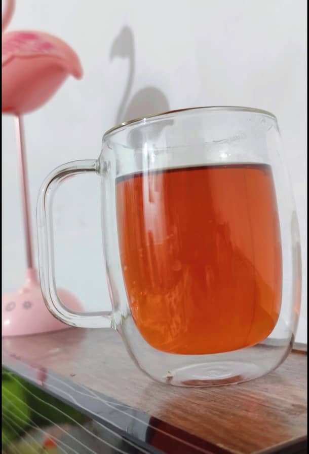 لیوان دوجداره دسته دار پیرکس وارداتی ( اصلی ) ( پس کرایه )