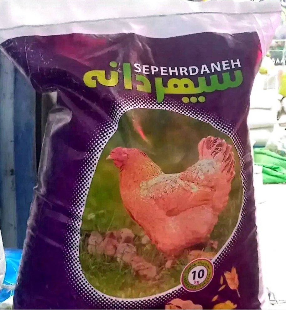 خوراک مرغ تخمگذار سپهردانه بسته ۱۰ کیلویی (پس کرایه)